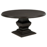 Twyla 5-piece Round Wood Dining Room Table Set Dark Cocoa - 109230-S5