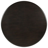 Twyla 5-piece Round Wood Dining Room Table Set Dark Cocoa - 109230-S5