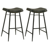 Bayu Leather Upholstered Bar Stool Espresso (Set of 2) - 109259