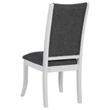 Judd 5-piece 54-inch Round Wood Dining Table Set Pearl White - 109330-S5