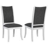 Judd Upholstered Dining Side Chair Pearl White (Set of 2) - 109332
