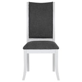 Judd Upholstered Dining Side Chair Pearl White (Set of 2) - 109332