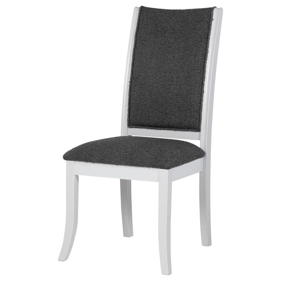 Judd Upholstered Dining Side Chair Pearl White (Set of 2) - 109332