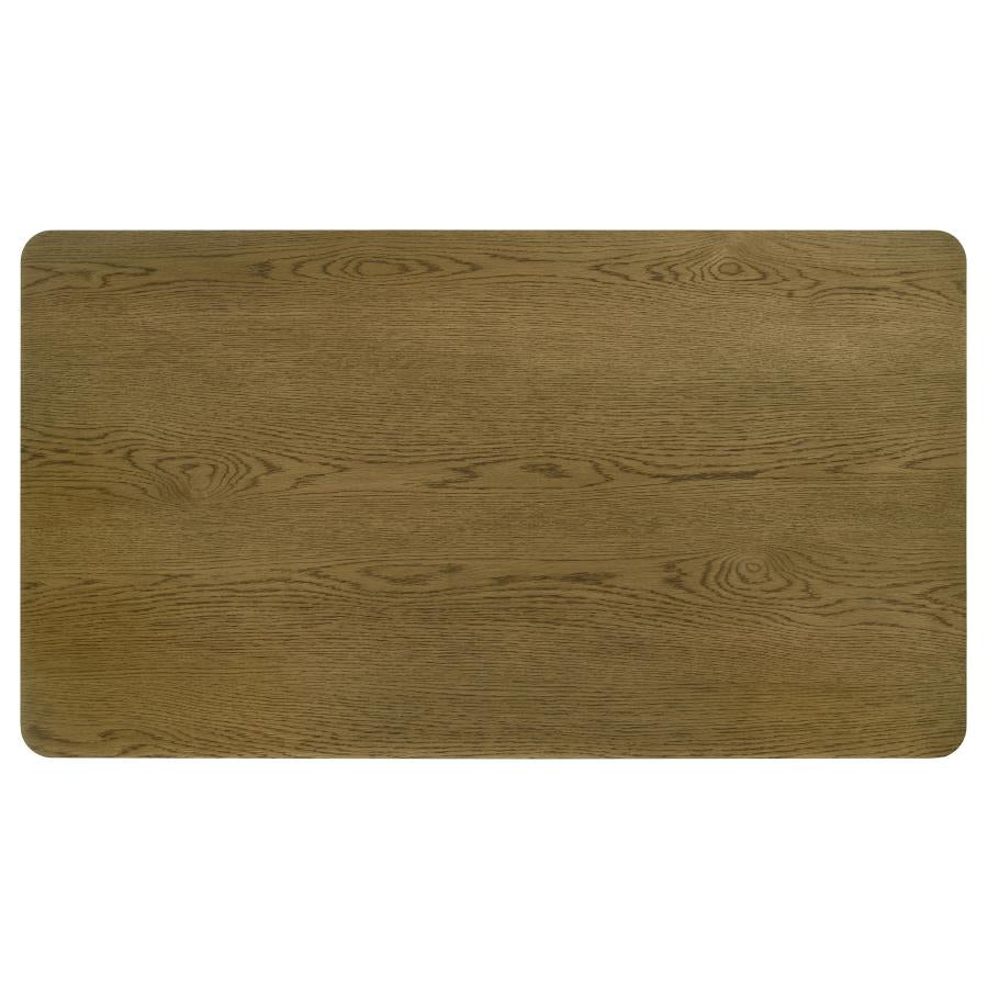 Castlewood 5-piece 71-inch Rectangular Dining Set Brown Oak - 109351-S5