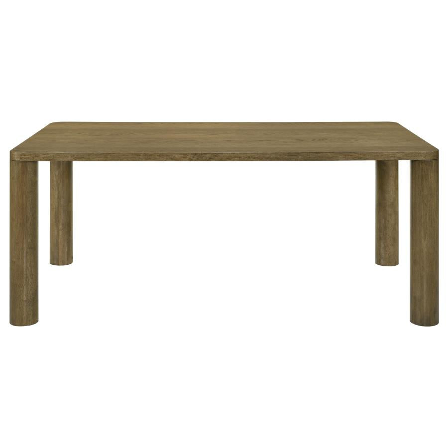 Castlewood 7-piece 71-inch Rectangular Dining Set Brown Oak - 109351-S7