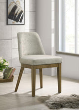 Castlewood Upholstered Side Chair Light Tan (Set of 2) - 109352