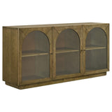 Castlewood 71-inch Dining Sideboard Buffet Server Brown Oak - 109355