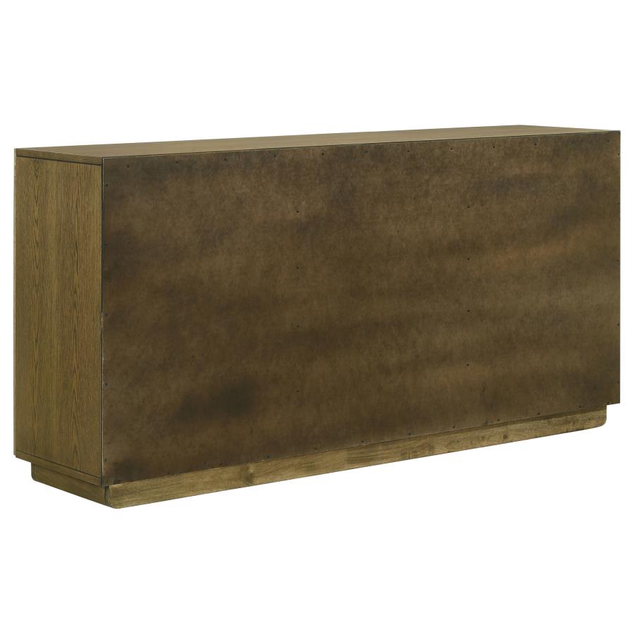 Castlewood 71-inch Dining Sideboard Buffet Server Brown Oak - 109355