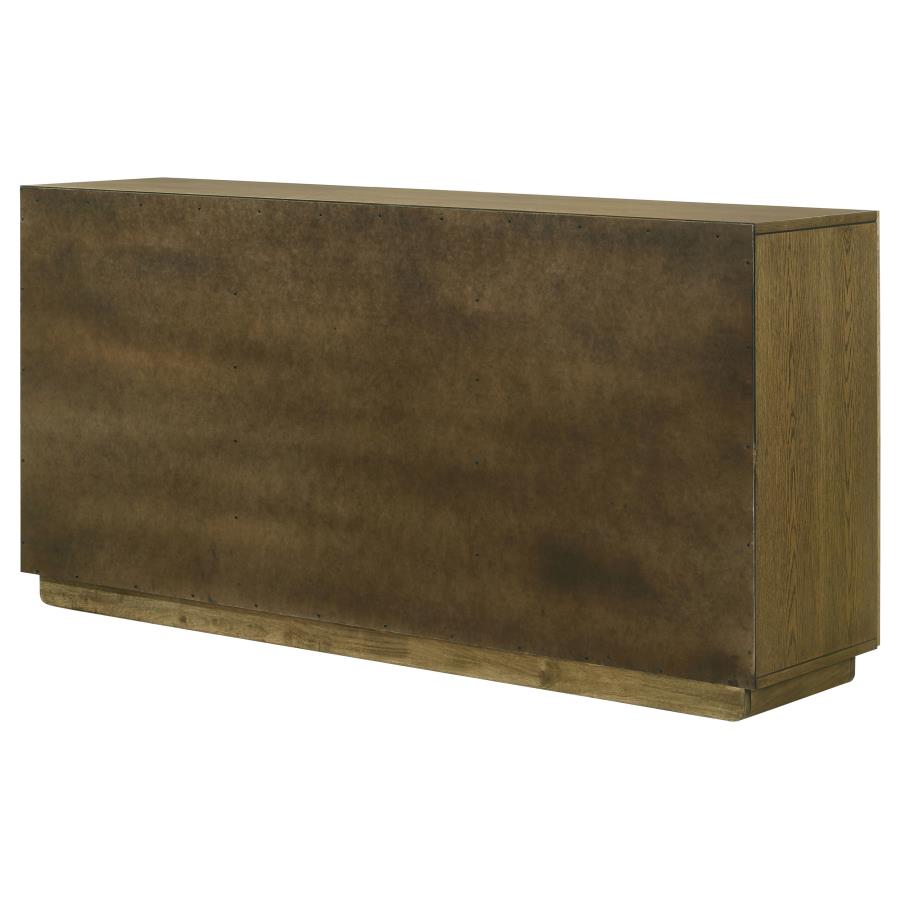 Castlewood 71-inch Dining Sideboard Buffet Server Brown Oak - 109355