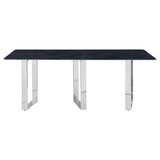 Desden 79-inch Rectangular Sintered Stone Dining Table Grey - 109361