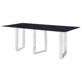 Desden 79-inch Rectangular Sintered Stone Dining Table Grey - 109361