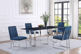 Desden 79-inch Rectangular Sintered Stone Dining Table Grey - 109361