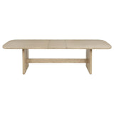 Kailani 110-inch Rectangular Wood Dining Table Beige Oak - 109381