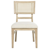 Kailani Rattan Cane Dining Side Chair Beige Oak (Set of 2) - 109382