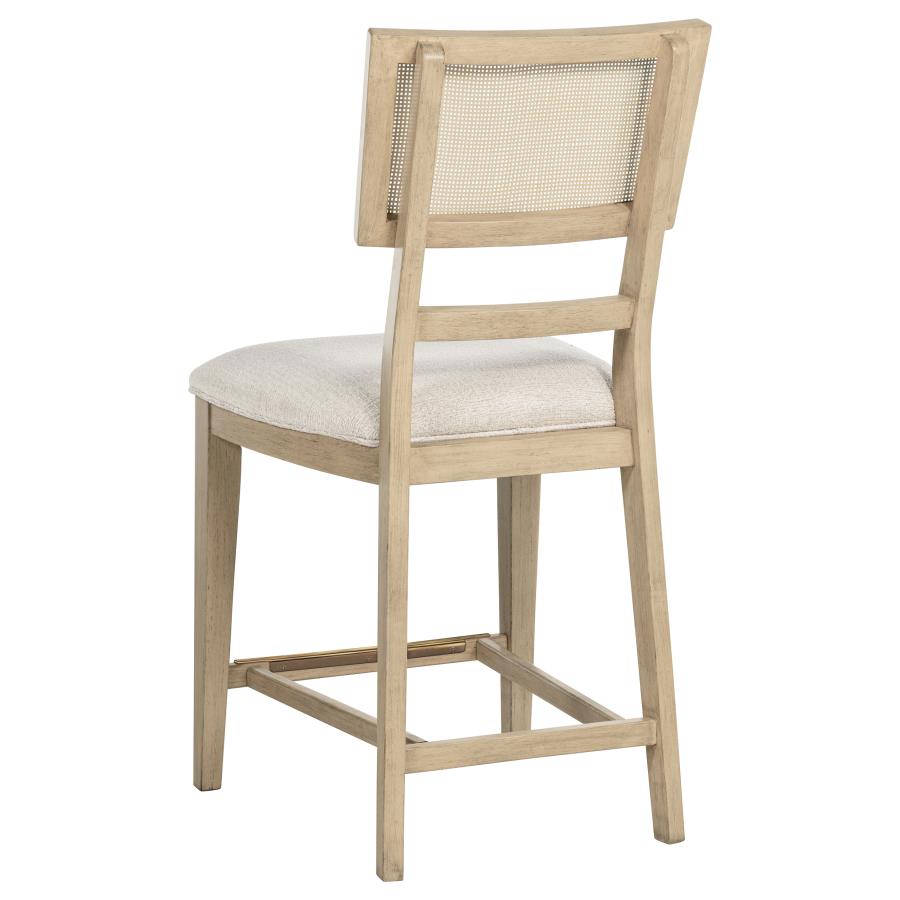 Kailani 7-piece Wood Counter Height Dining Set Beige Oak - 109388-S7