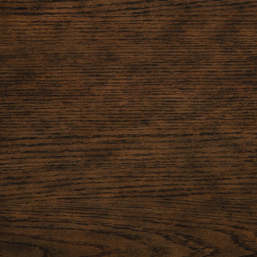 Landon 60-inch Round Wood Pedestal Dining Table Rich Brown - 109400