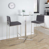 Fuji - Contemporary And Modern Elegance High Back Barstool
