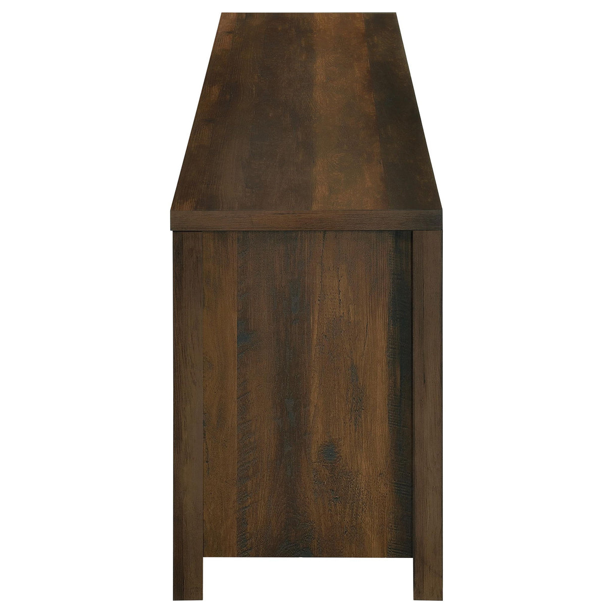 Clover - Fireplace TV Stand - Brown