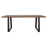 Ditman 80-inch Live Edge Dining Table Grey Sheesham - 110181