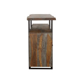 Ditman 4-door Solid Wood Sideboard Buffet Grey Sheesham - 110185