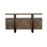 Ditman 4-door Solid Wood Sideboard Buffet Grey Sheesham - 110185