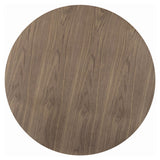Cora Round 40-inch Wood Top Dining Table Brown Walnut - 110280