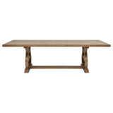 Brockway 5-piece Extension Leaf Dining Set Barley Brown - 110291-S5