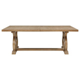 Brockway 104-inch Extension Leaf Dining Table Barley Brown - 110291