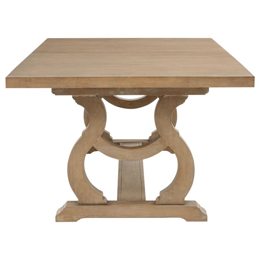 Brockway 104-inch Extension Leaf Dining Table Barley Brown - 110291