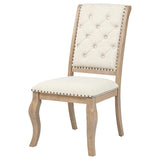 Brockway Upholstered Dining Chair Barley Brown (Set of 2) - 110292