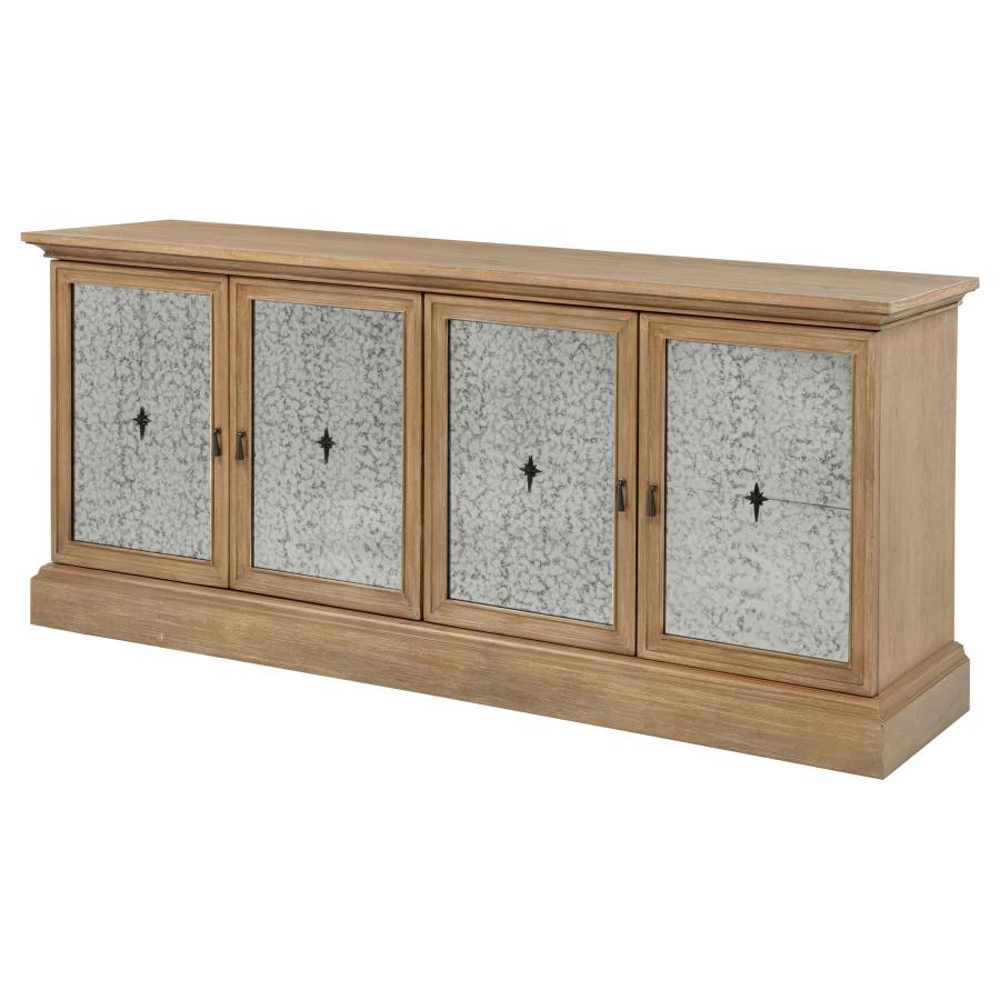 Brockway 4-door Dining Sideboard Buffet Cabinet Barley Brown - 110295