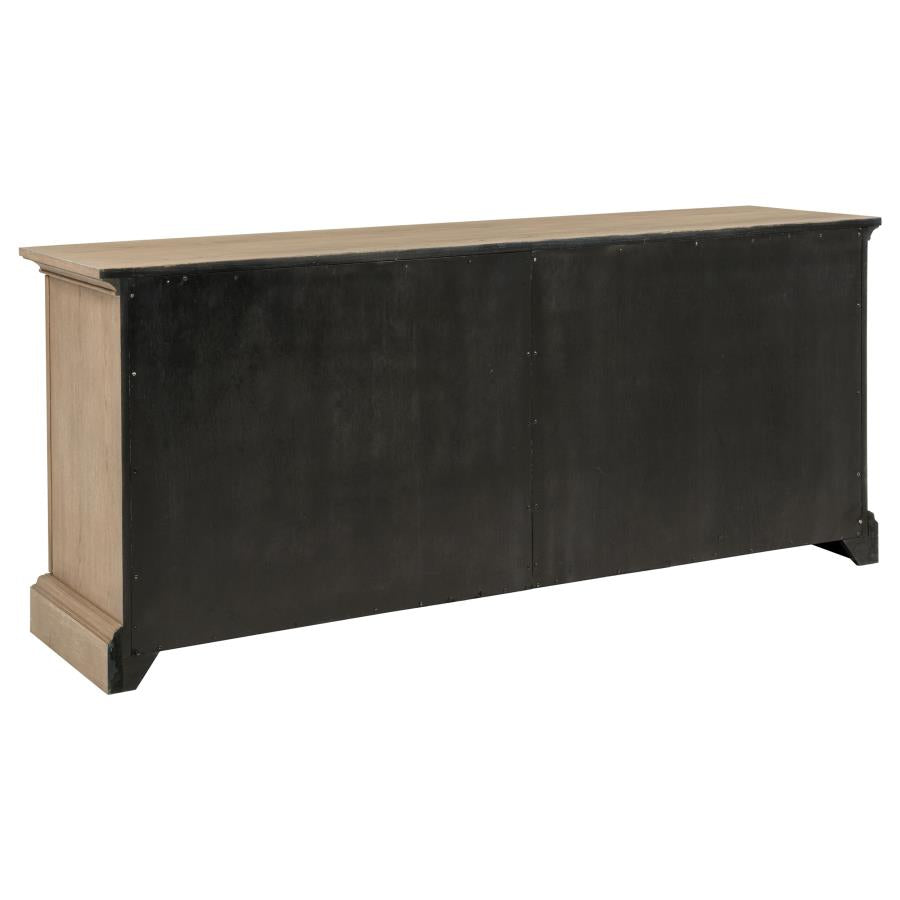Brockway 4-door Dining Sideboard Buffet Cabinet Barley Brown - 110295