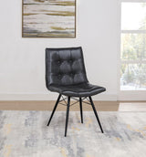 Aiken Upholstered Dining Side Chair Charcoal (Set of 4) - 110302