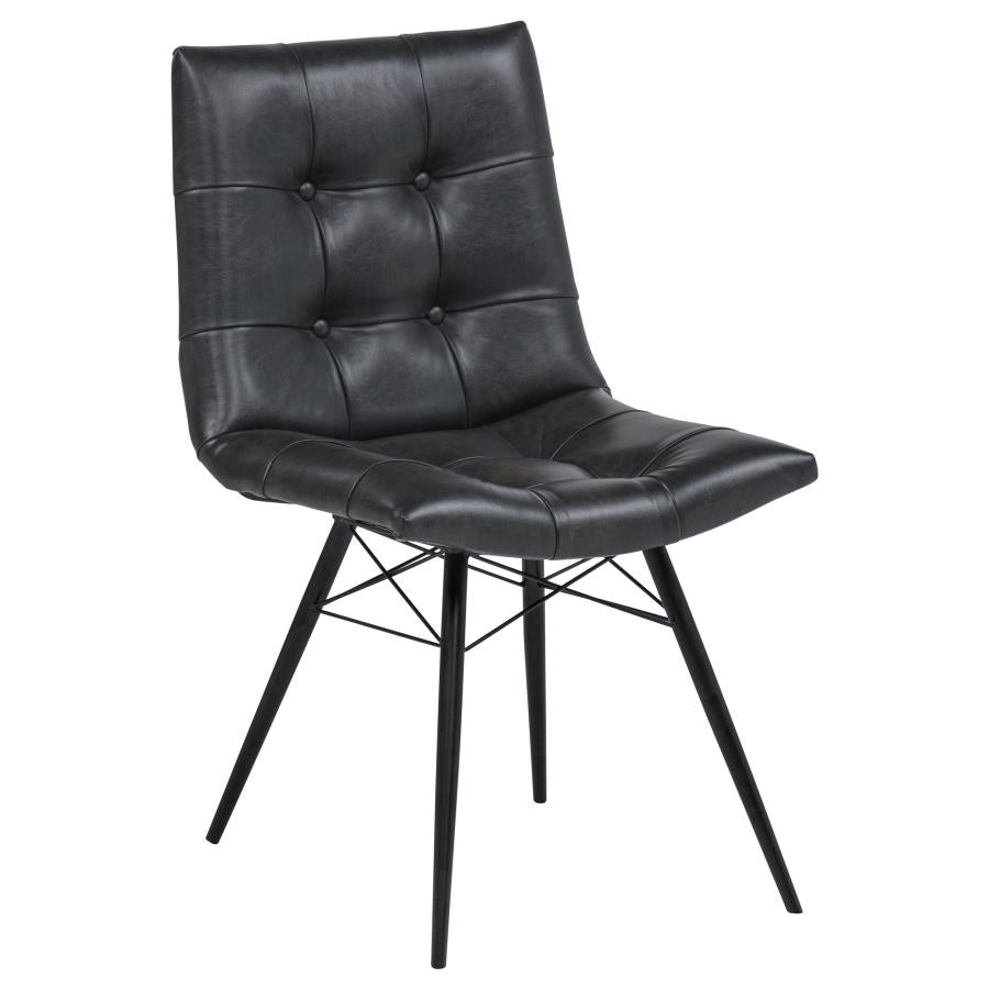 Aiken Upholstered Dining Side Chair Charcoal (Set of 4) - 110302