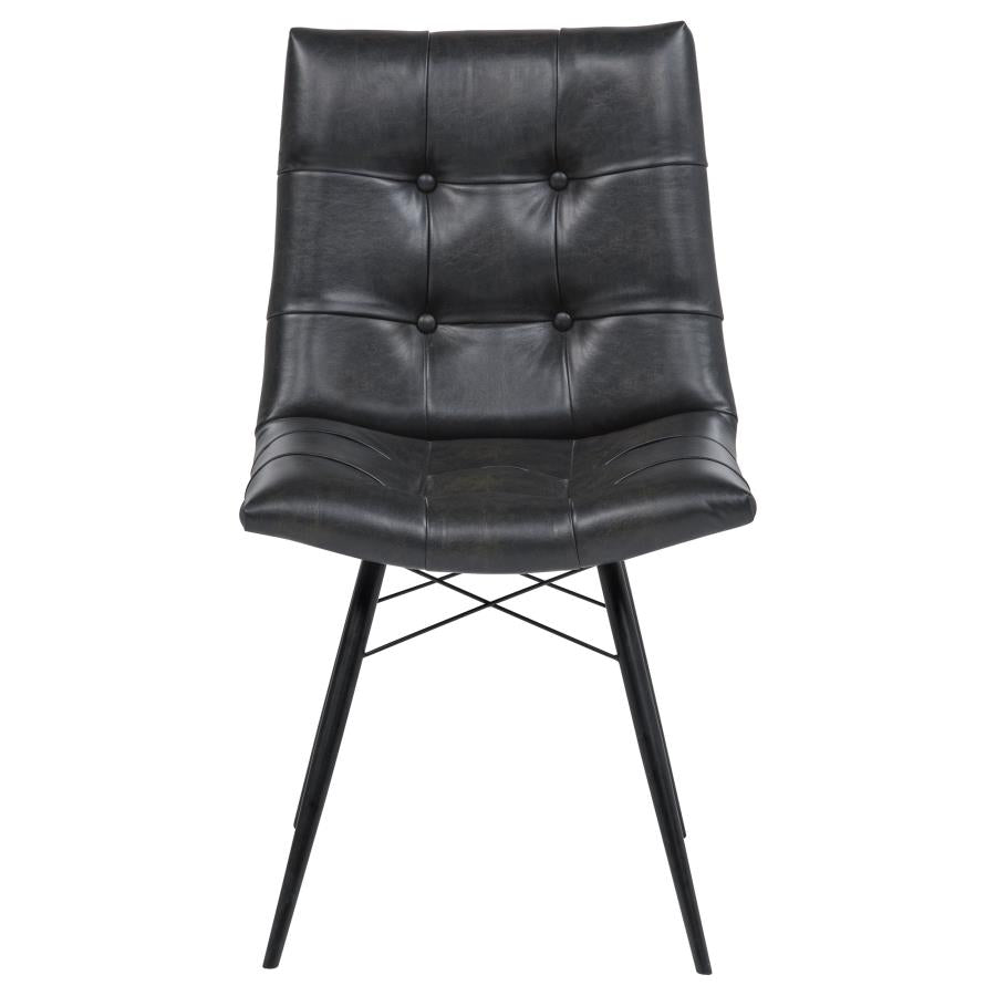 Aiken Upholstered Dining Side Chair Charcoal (Set of 4) - 110302