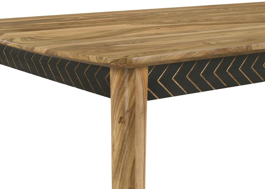 Partridge 7-piece Counter Dining Set Sheesham and Camel - 110578-S7C