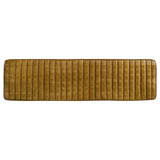 Misty Leather Upholstered Dining Bench Antique Camel - 110643