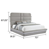 Futura - Upholstered Bed With Tall Headboard
