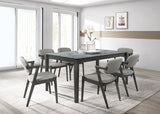 Stevie Padded Wood Dining Arm Chair Black (Set of 2) - 115112