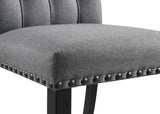 Alana Fabric Upholstered Dining Side Chair Grey (Set of 2) - 115162