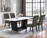 Alana Velvet Upholstered Dining Side Chair Brown (Set of 2) - 115172