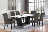 Alana Velvet Upholstered Dining Side Chair Brown (Set of 2) - 115172