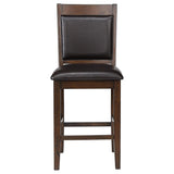 Dewey 5-piece Rectangular Dining Table Set Walnut - 115208-S5
