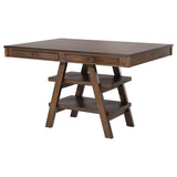 Dewey Rectangular 60-inch Counter Height Dining Table Walnut - 115208