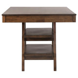 Dewey Rectangular 60-inch Counter Height Dining Table Walnut - 115208