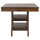 Dewey Rectangular 60-inch Counter Height Dining Table Walnut - 115208