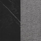 Smith 5-piece Rectangular Ceramic Top Dining Table Set Black - 115231-S5