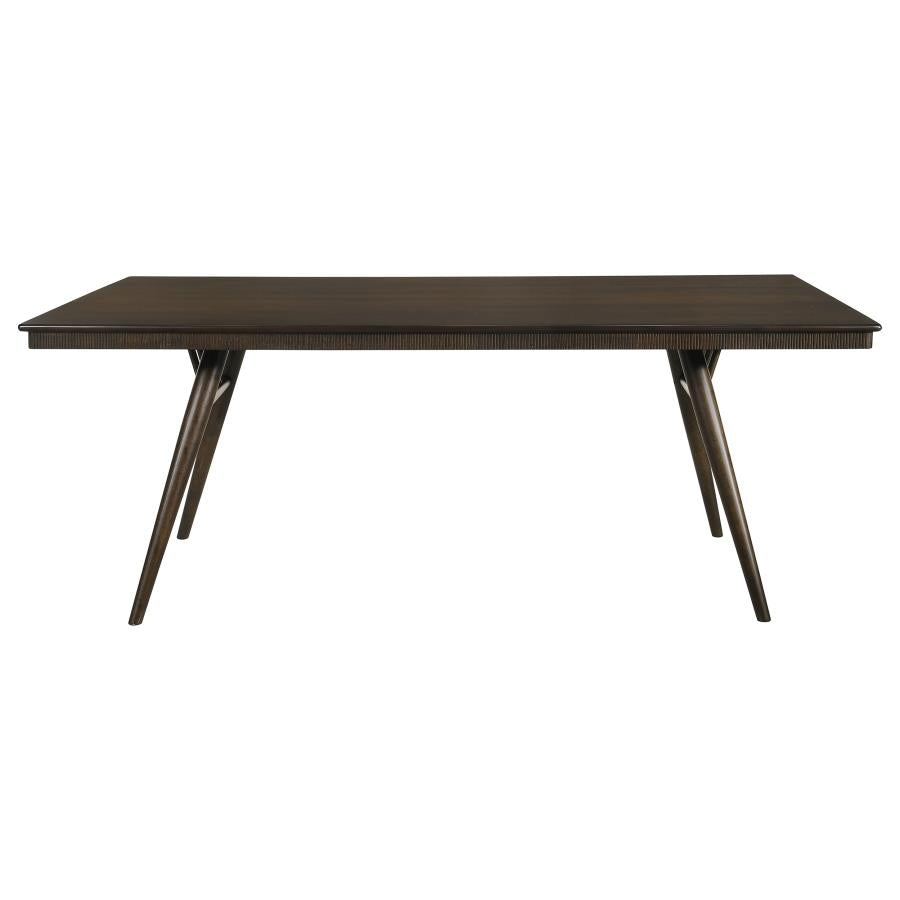 Wes 5-piece Rectangular Dining Table Set Dark Walnut - 115271-S5