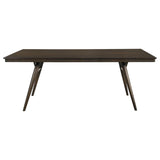 Wes 5-piece Rectangular Dining Table Set Dark Walnut - 115271-S5