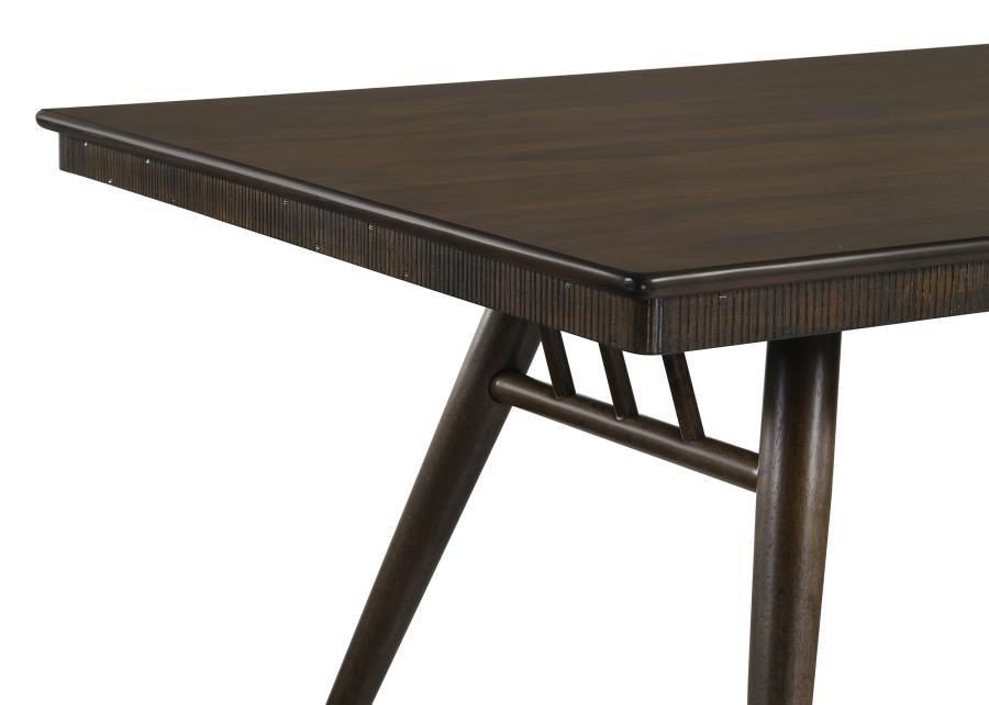 Wes 5-piece Rectangular Dining Table Set Dark Walnut - 115271-S5
